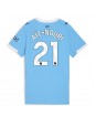 Manchester City Rayan Ait-Nouri #21 Domácí Dres pro Dámské 2025-26 Krátký Rukáv